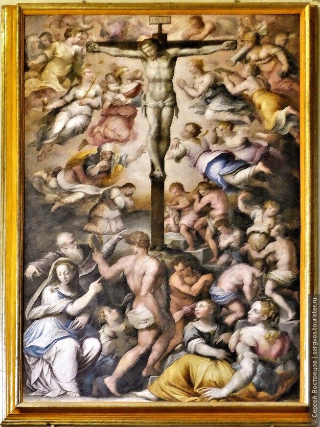 Джорджо Вазари. «Распятие c добродетелями». 1567. Ризница церкви Санта Мария Новелла