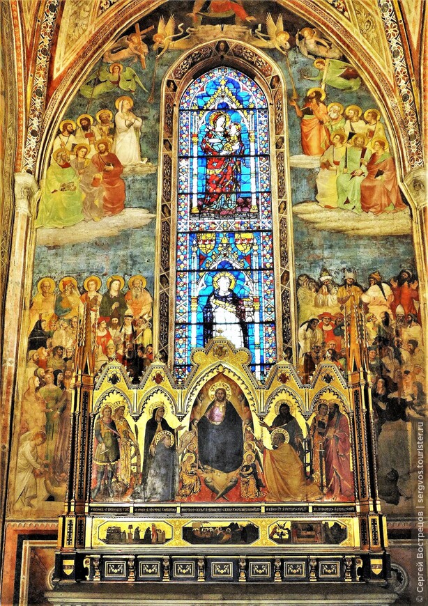 Центральная стена капеллы Strozzi di Mantova 