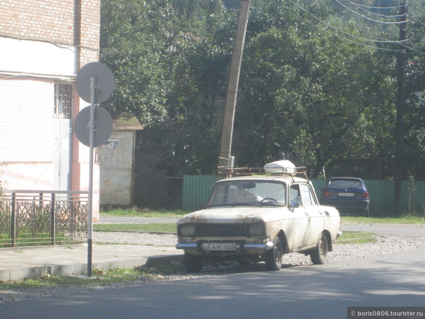 Поездка автостопом в Мартвили и осмотр города