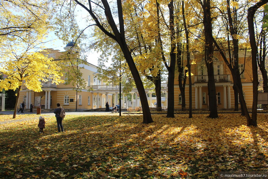 Золотая осень в бывшей усадьбе Дурасова