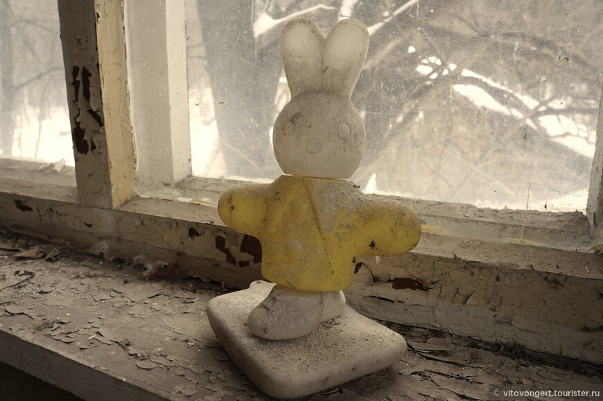 Заброшенный детский сад в селе Копачи, Чернобыльская зона отчуждения, Киевская область, Украина