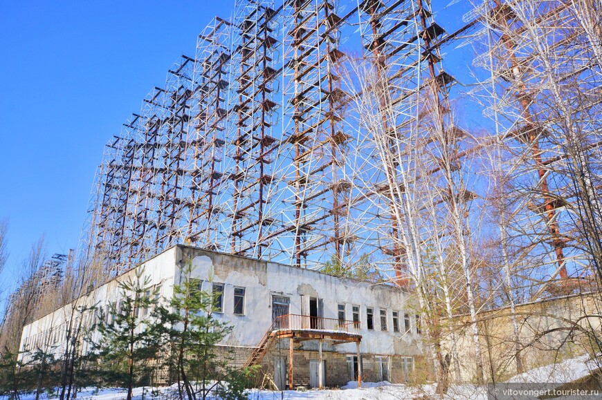 Заброшенная советская загоризонтная радиолокационная станция (ЗГРЛС) «Дуга-1», Чернобыль-2, Чернобыльская зона отчуждения, Украина
