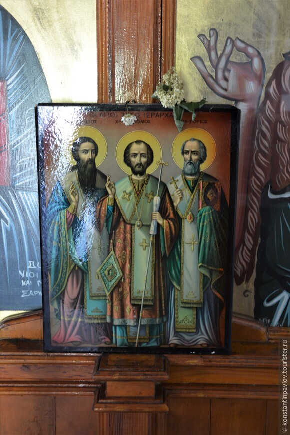 Икона в православной церкви Святого Михаила в районе Горица Берата