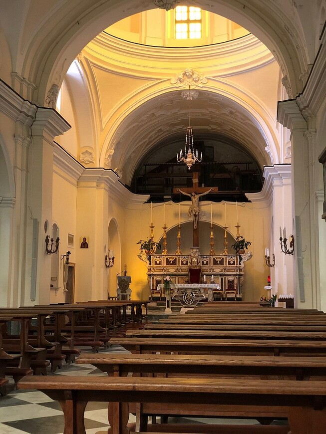 Главный собор в Анакапри — церковь Святой Софии 16 века