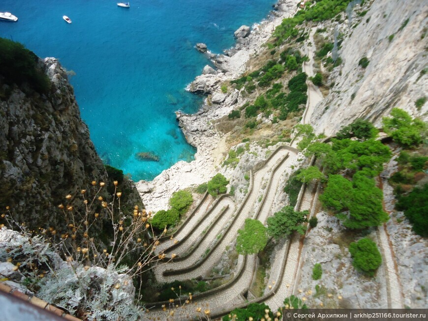 Живописная тропа Круппа на острове Капри (Италия)
