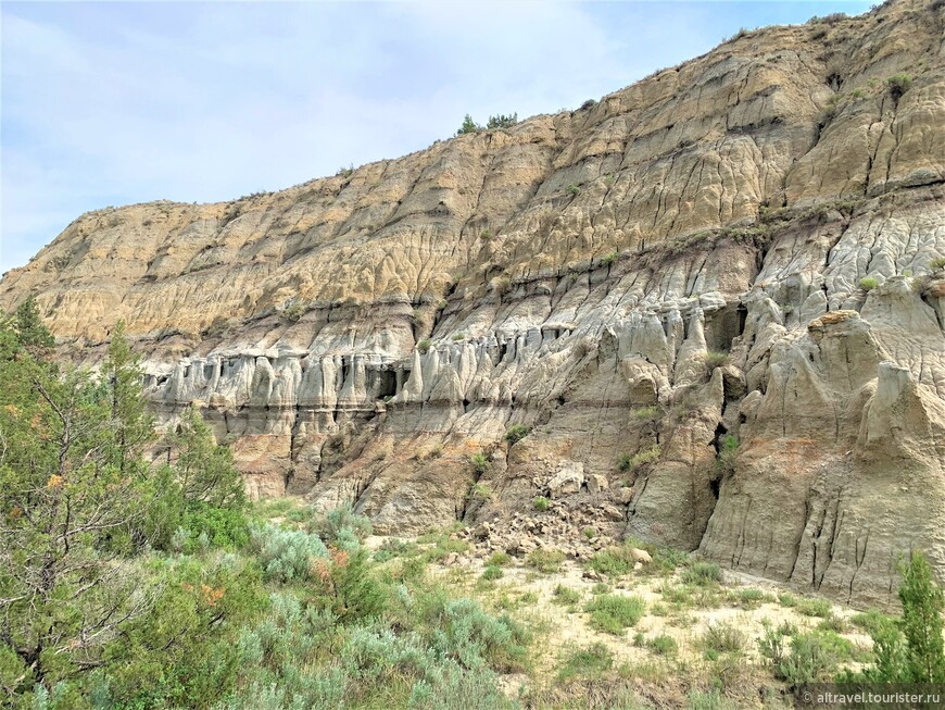 Тропа Caprock Couleе Trail в своем начале.