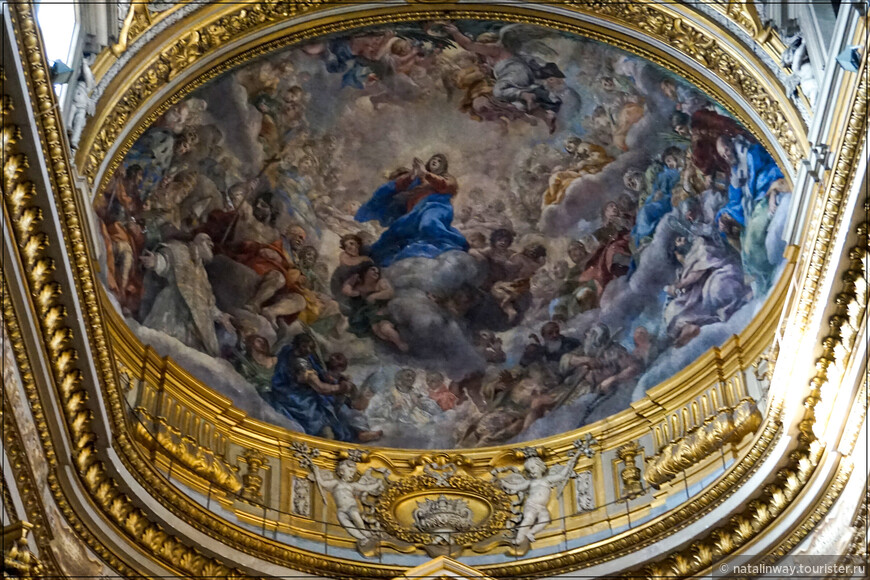 Фресковая картина Апсиды Успение Девы Марии работы Пьетро да Кортона