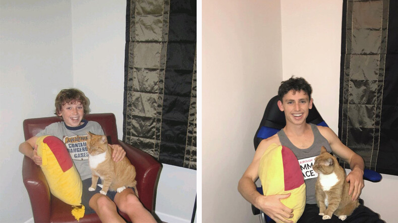 Новозеландец создает полезные гаджеты для своего 20-летнего кота Фродо