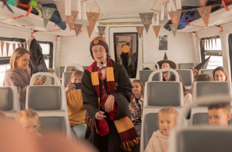 В Башкирии запустили «Хогвартс-экспресс» с персонажами из фильмов о Гарри Поттере