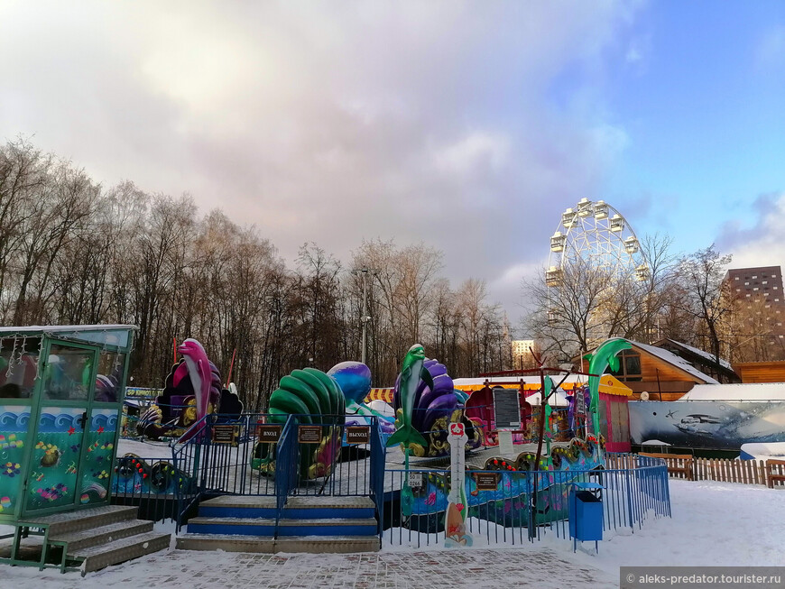 Великолепный Наташинский парк в Люберцах зимой