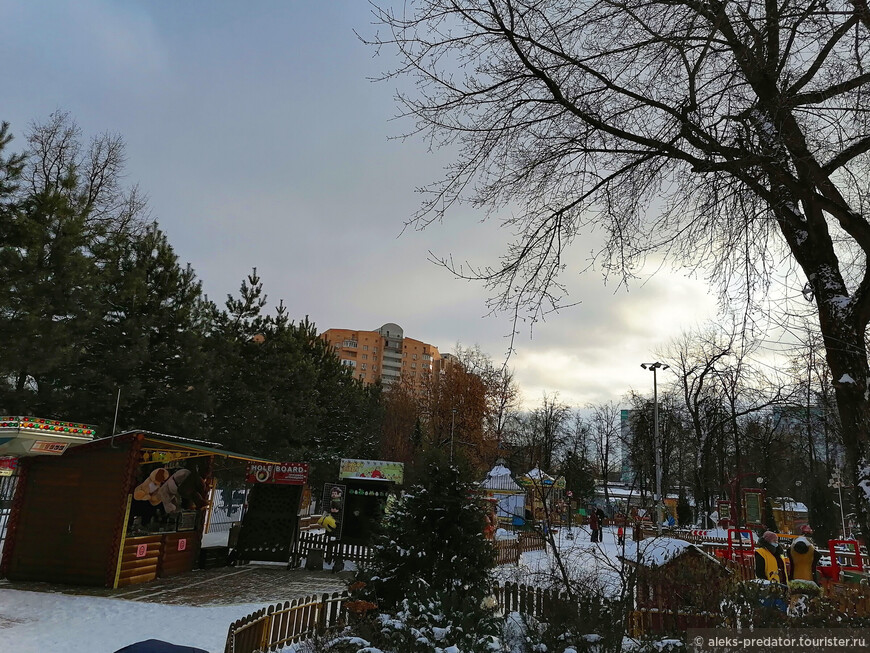 Великолепный Наташинский парк в Люберцах зимой