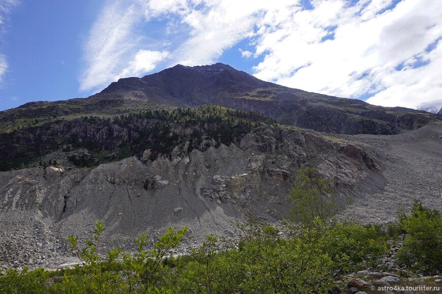 Гора Munt Pers (3207 м.) где вчера побывали. Вот сегодня с неё виды роскошные.