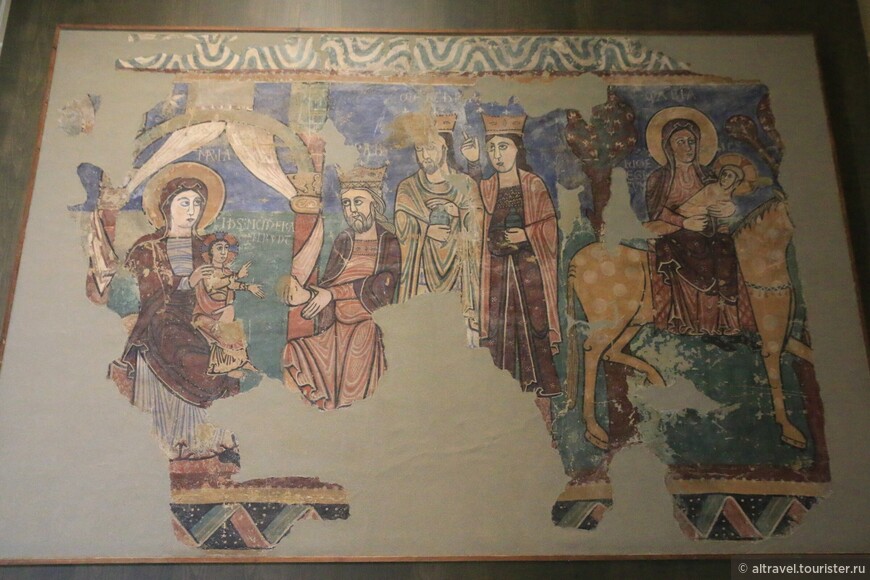 Фреска начала 13-го века из местечка Абака.