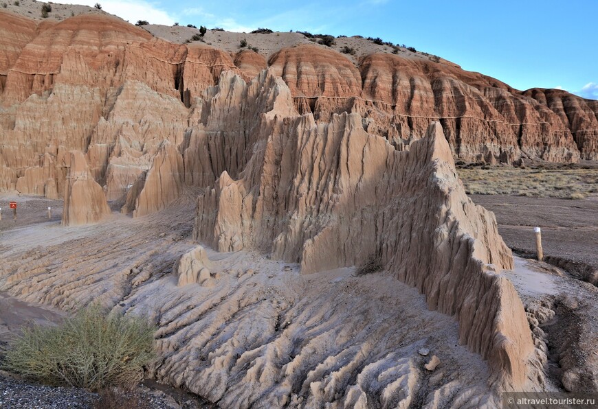 Великолепные рельефы «плохих земель» (badlands) парка.