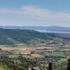 Вид на долину Вал ди Кьяна и Тразименское озеро 
