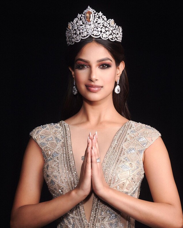Новая «Мисс Вселенная»: 21-летняя актриса и модель из Индии признана самой красивой женщиной года