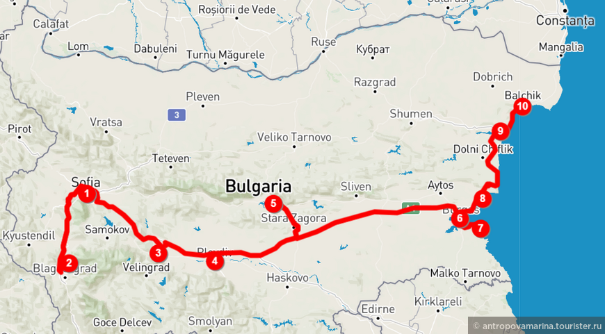 Солнечный берег и не только: на машине по Болгарии