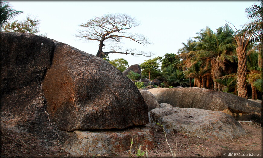 Камни райского острова Касса и порт Конакри 