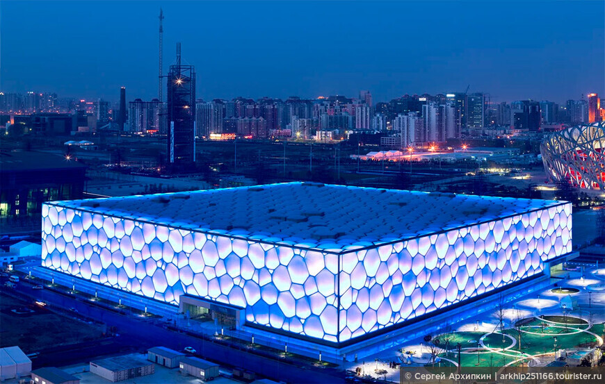 Национальный плавательный комплекс «Водный Куб» в Пекине