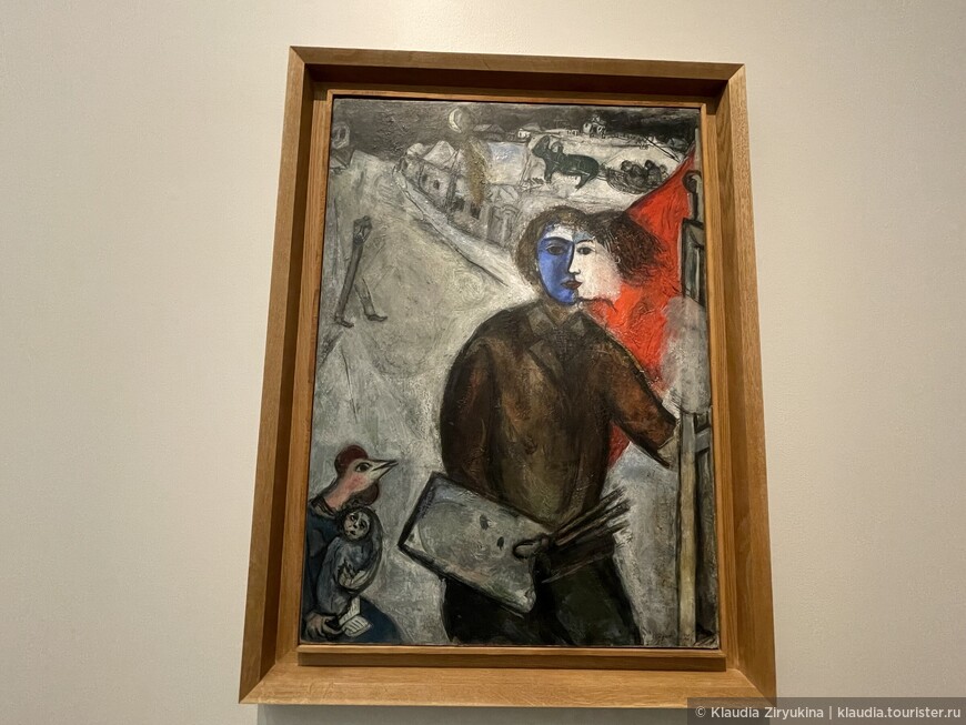 Между тьмой и светом, Франция - США, Марк Шагал, 1938 - 1943 годы. Холст, масло.