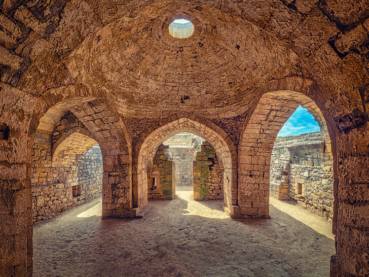 Ханские бани в крепости Нарын-Кала