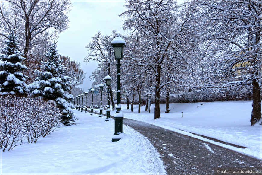 Укрытая снегом столица