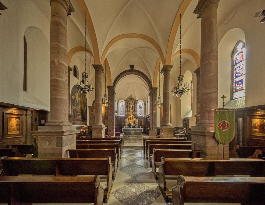 Интерьер базилики