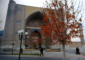 Мечеть Биби-Ханым в Самарканде...