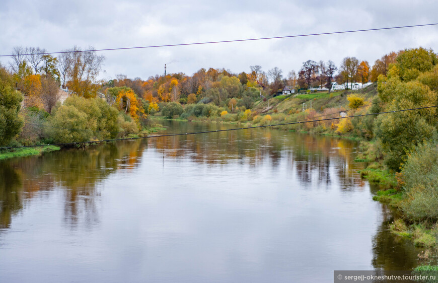 Река Тверца. Золотая осень.