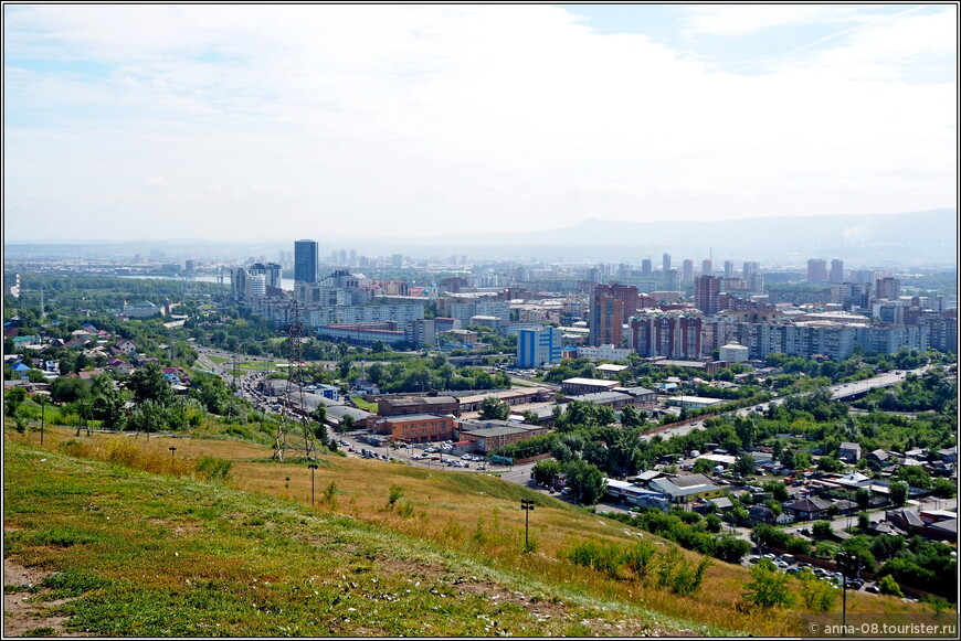 Красноярск _ Прощальный взгляд на город с Караульной горы