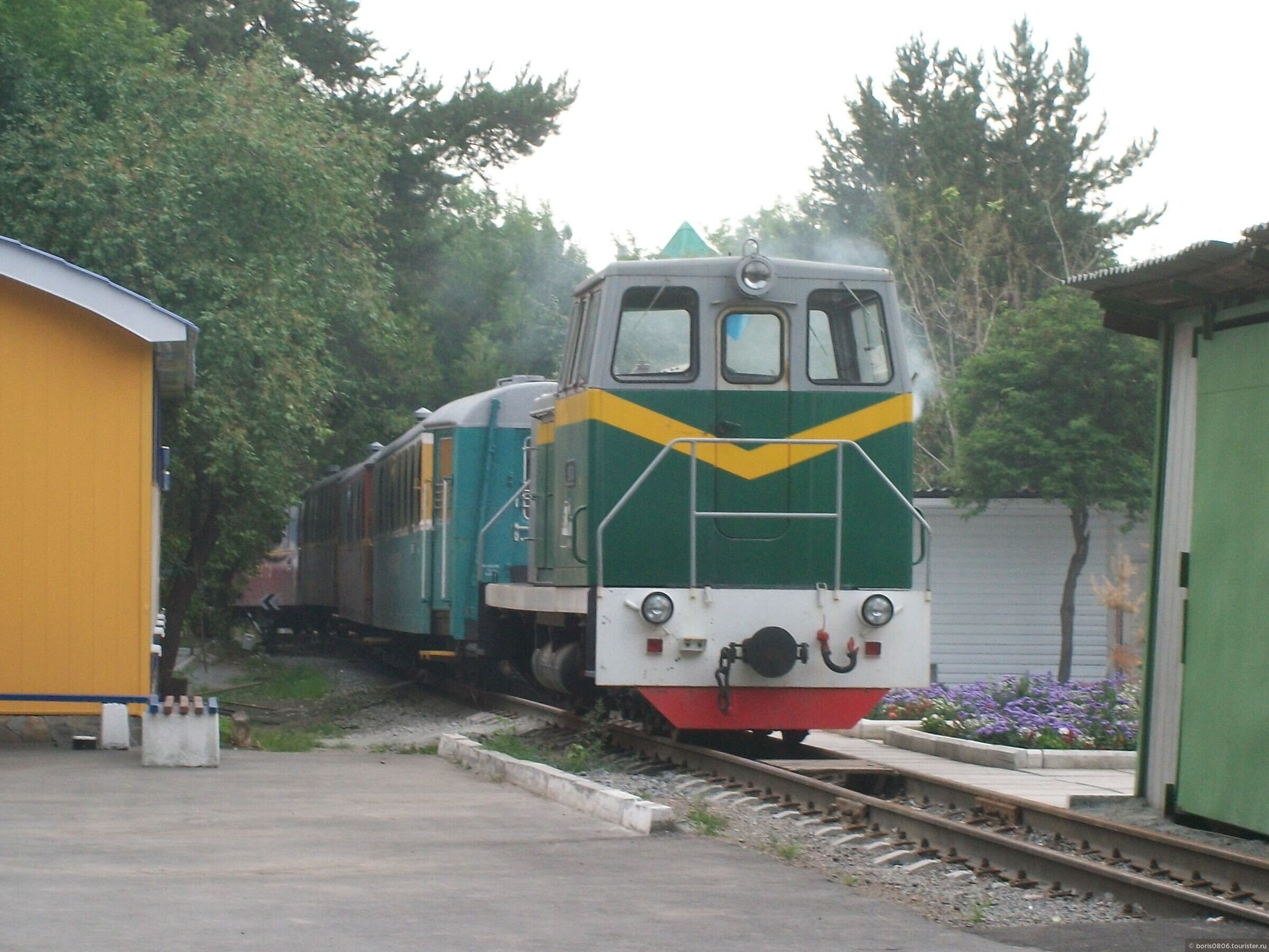 Детская железная дорога челябинск парк гагарина