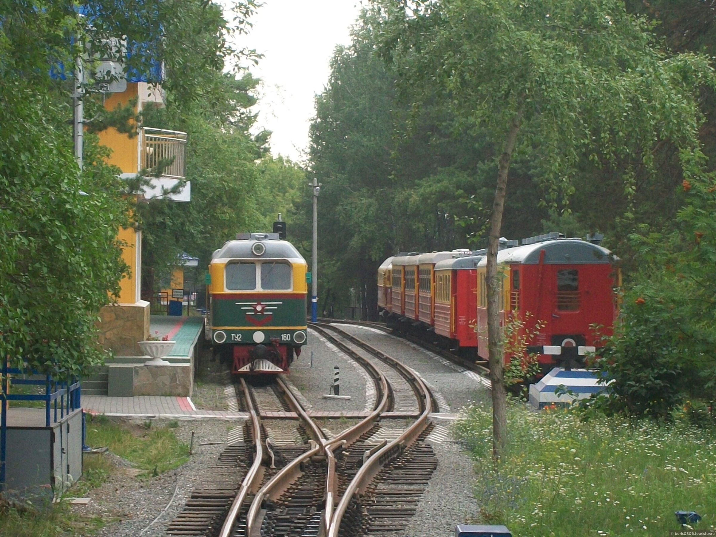 Детская железная дорога челябинск парк гагарина