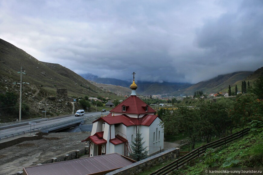 Высокогорный монастырь Северной Осетии