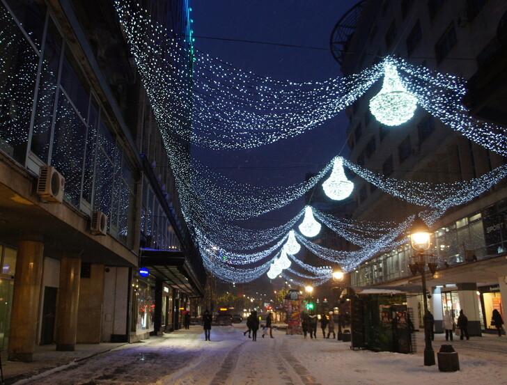 Белград в новогодние даты
