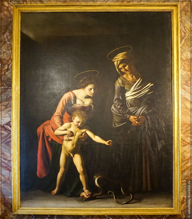 Мадонна Палафреньери (Мадонна со змеей). Микеланджело Меризи да Караваджо. 1605-1606. 
