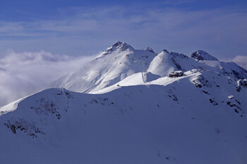 В горах Сочи спасли заблудившегося сноубордиста 