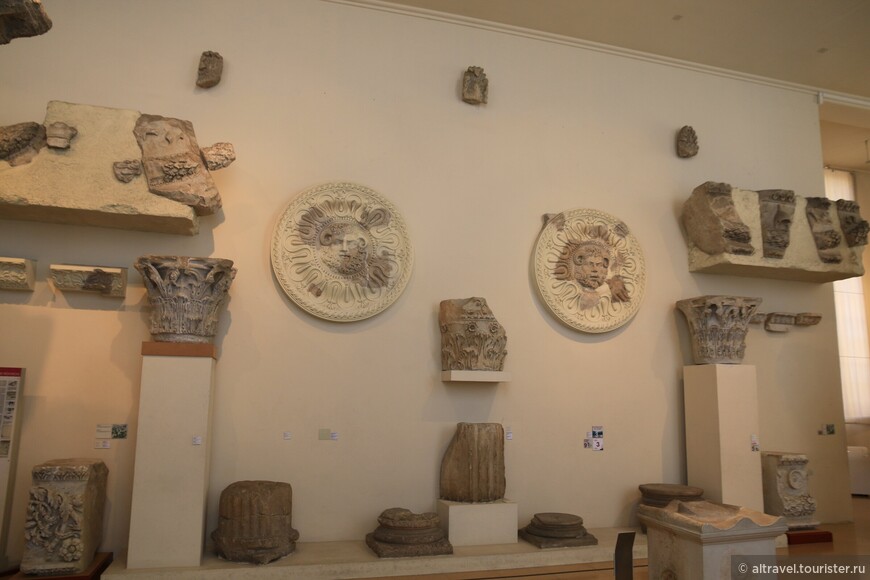  Остатки римской цивилизации в музее.