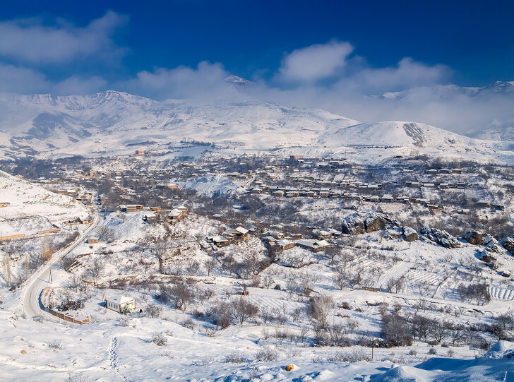 Армения под снегом