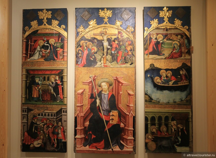 Алтарь 1411 г., посвящённый Св. Иакову.