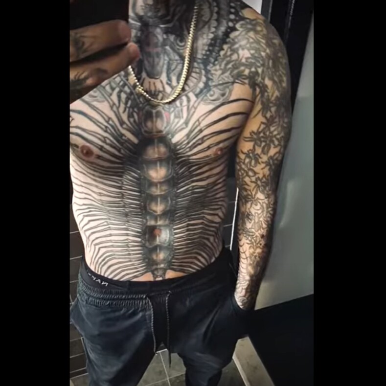 Мужчина, набивший на своем теле 864 татуировки с муравьями и многоножками, рассказал о дикой боязни насекомых: фото мирового рекордсмена