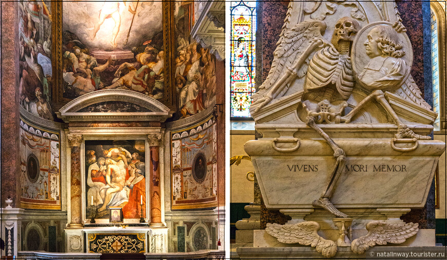 «Снятие с креста» Франческо Сальвиати и надгробный памятник епископу Георгию Мейзеллиусу (Georgius Meisellius) 