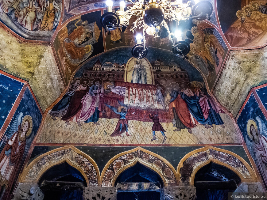 Фрески церкви Успения Пресвятой Богородицы.