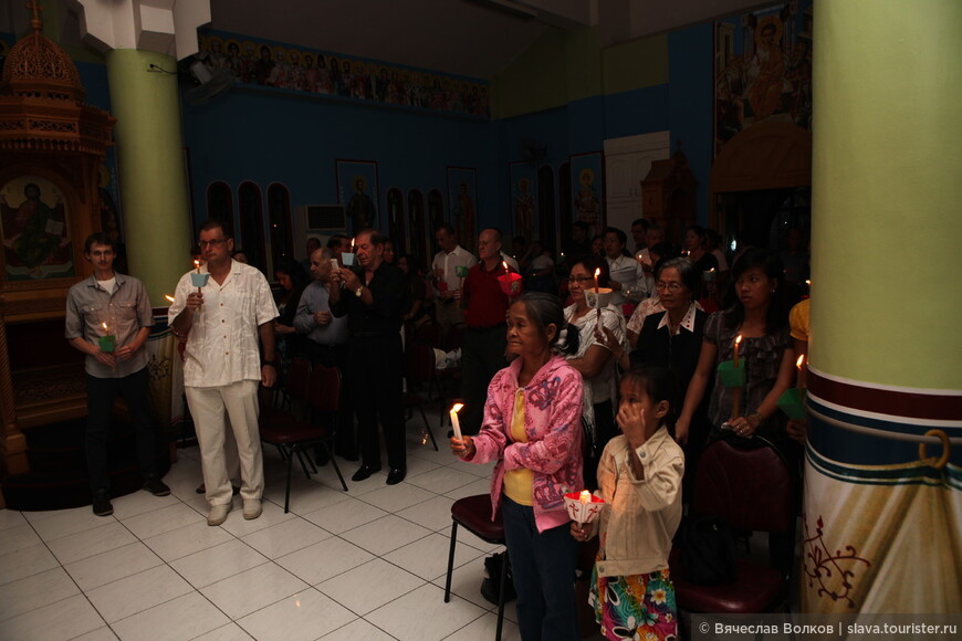 Пасхальное богослужение на Филиппинах