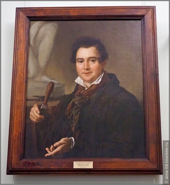 В.А. Тропинин (1776-1857) «Портрет скульптора И.П. Витали» (1839)