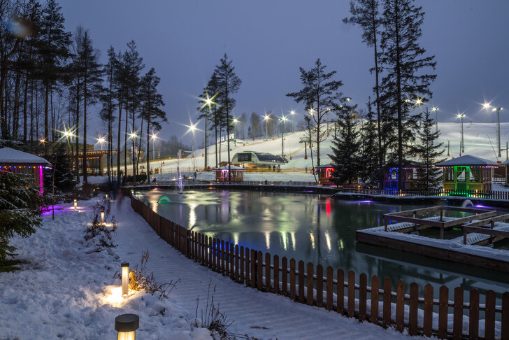 Курорт «Охта Парк» зимой
