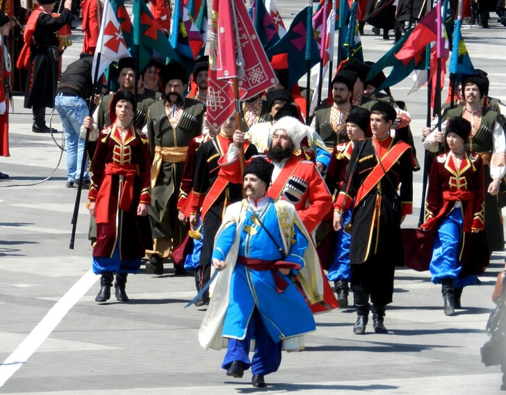 Парад Кубанского казачества