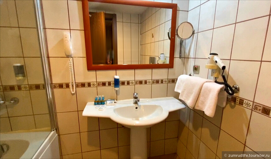 ванная комната в номере отеля 
