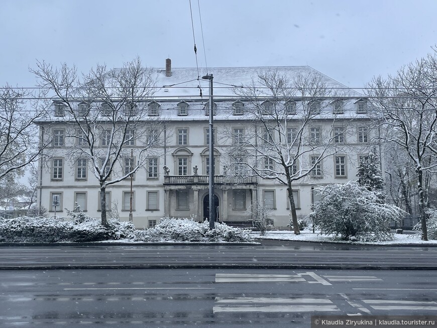 Дармштадт — немецкий наукоград. Весна — зима на улице