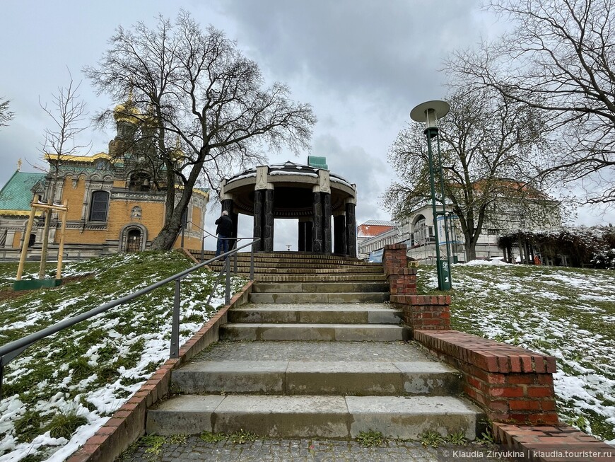 Дармштадт — немецкий наукоград. Весна — зима на улице