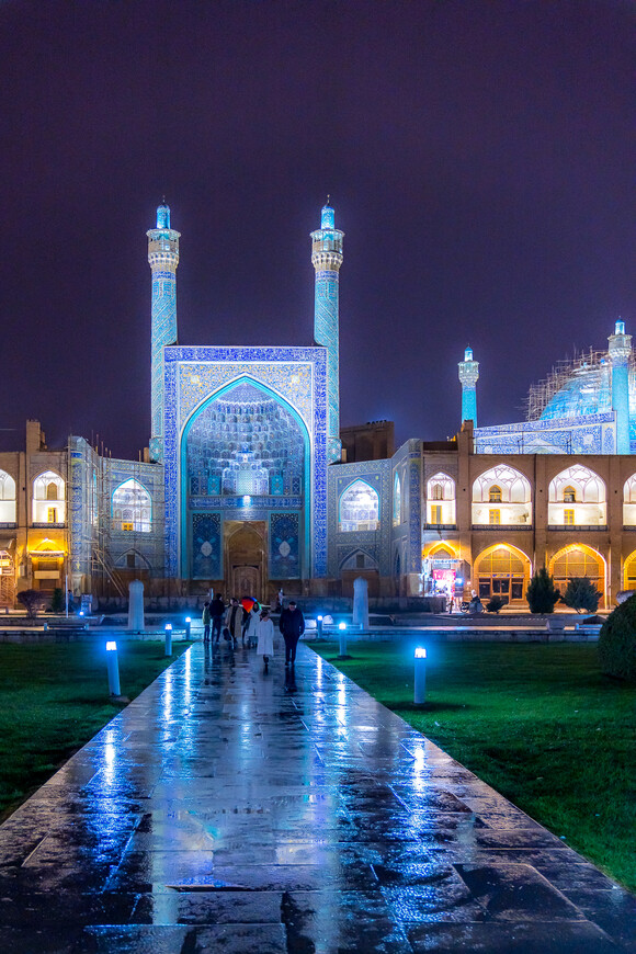 Мечеть Имама (Исфахан) ночью
